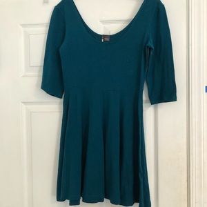 Sparkle and fade teal dress, size M